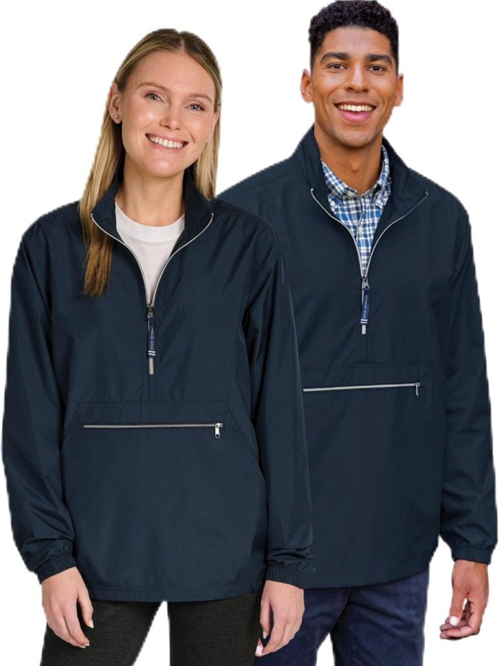 Lightweight Packable Half Zip Pullover Jacket | Water-Resistant & Versatile